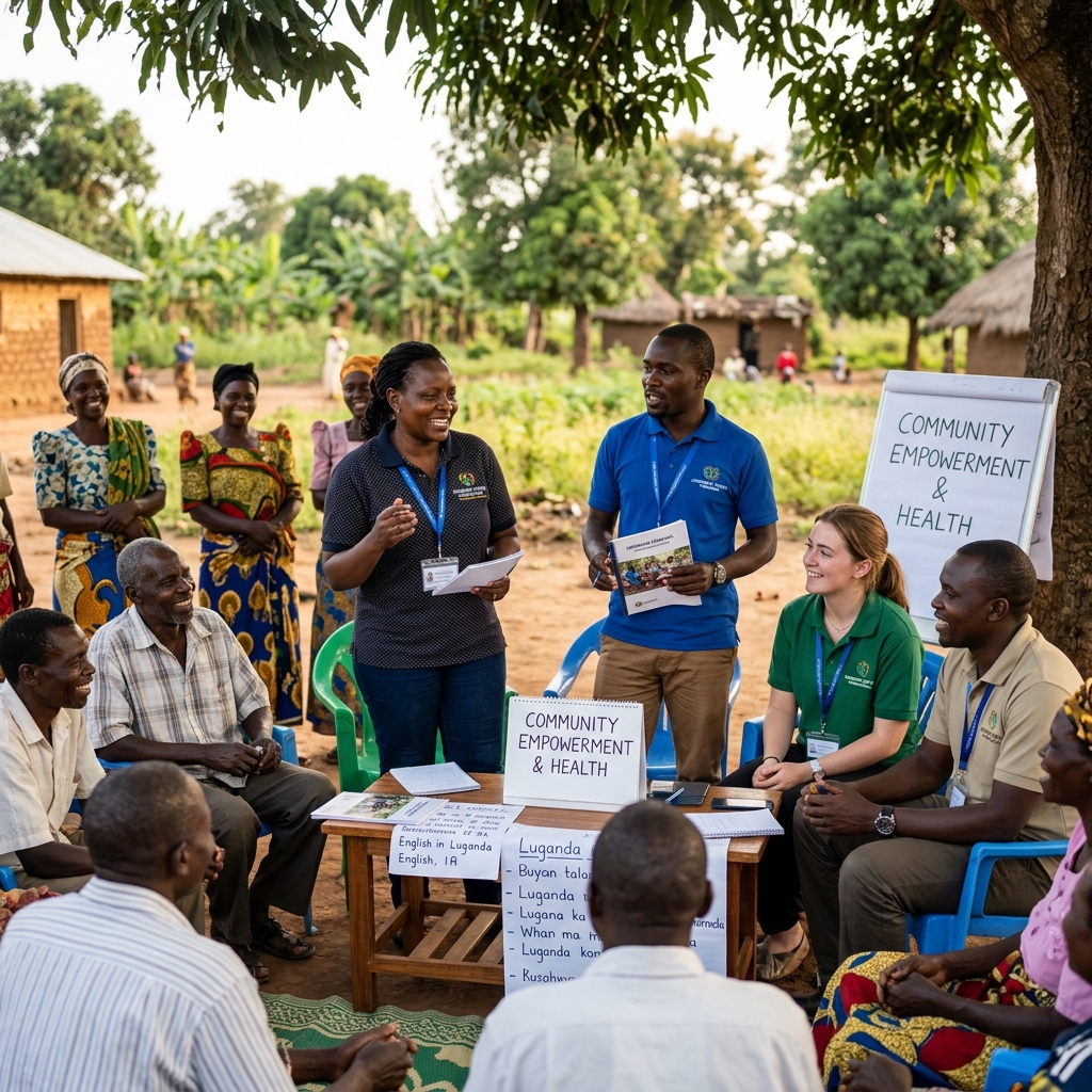BDDU community workers supporting dignity in Uganda